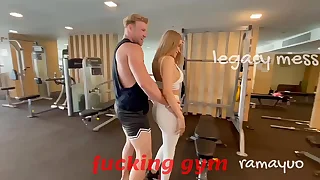 LEGACY MESS&colon; Fucking Exercises  with Blonde Whore  Shemale Sara  &comma; big cock  deep anal&period; P1